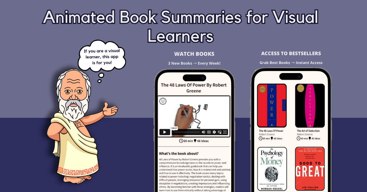 Animated Book Summaries For Visual Learners App | Indiegogo