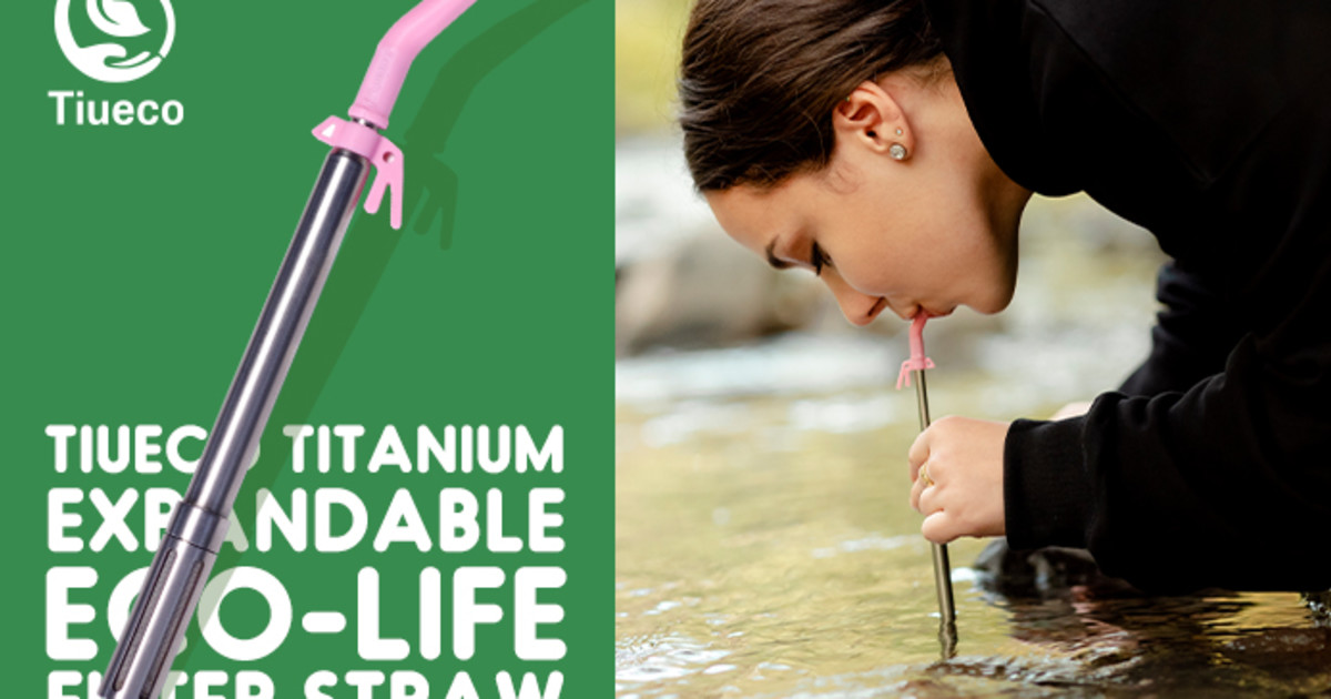 Tiueco Titanium Expandable Eco-Life Filter Straw