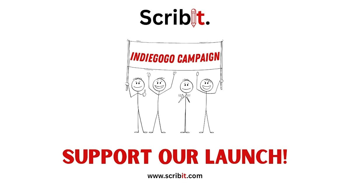 HELP LAUNCH SCRIBIT'S WRITING COMMUNITY