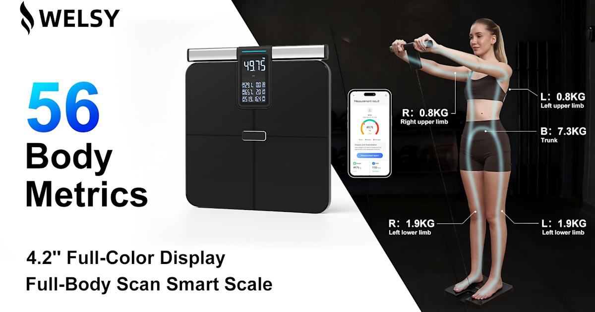 Track 56 Metrics with This Full-Body Scan Scale