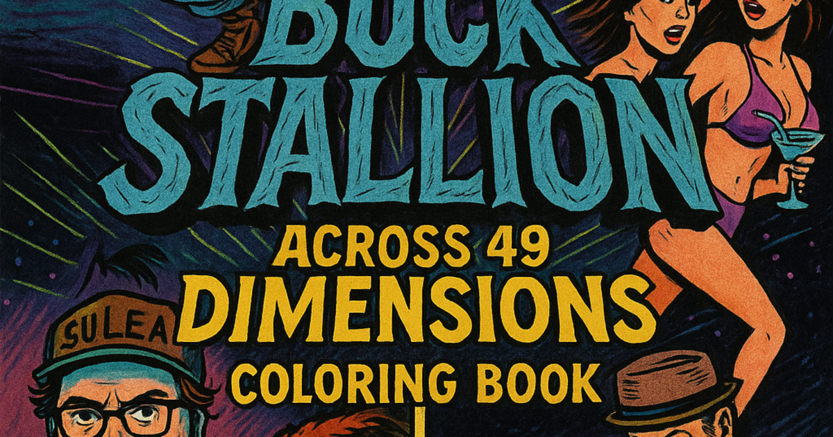 PREORDER : Buck Stallion Coloring Book
