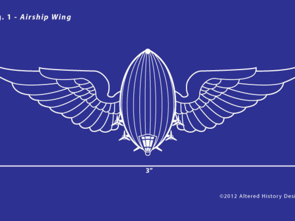 Airship Wing Pin - American Made | Indiegogo Airship Wing Pin - American Made