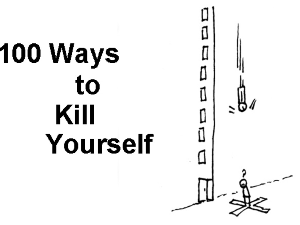 easiest way to kill yourself without hurting anyone