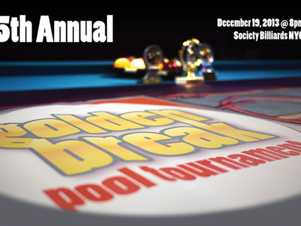 Golden Break 2013 Charity Pool Tournament Indiegogo