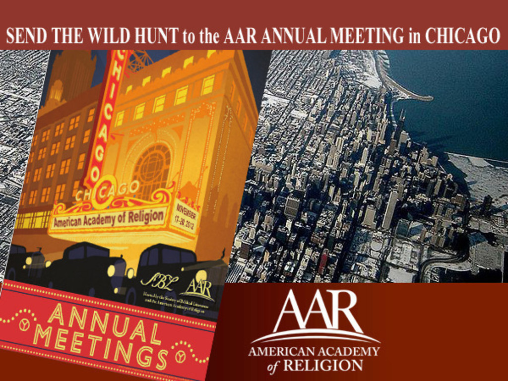 Send The Wild Hunt to the AAR's Annual Meeting in Chicago Indiegogo
