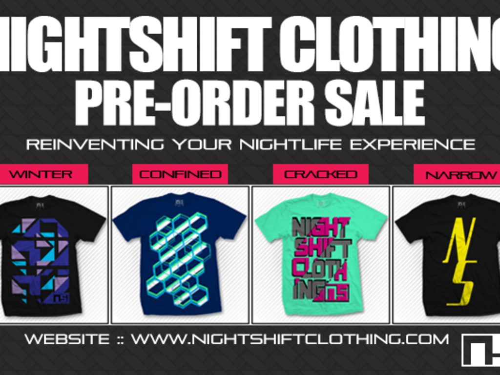 Nightshift Clothing PreOrder Sale Indiegogo