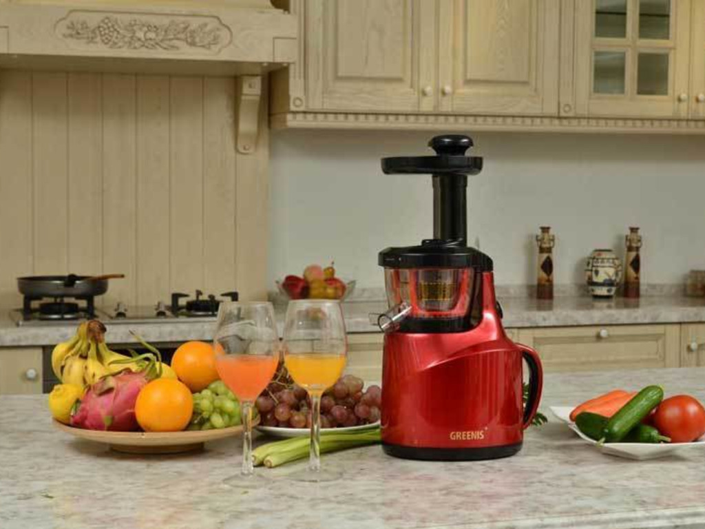 GREENIS slow press Juicer for high quality Juicing 12yrs warranty