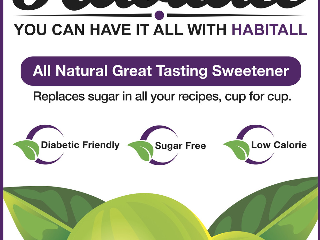 Habitall-All Natural Sugar Replacement, low calorie & diabetic friendly ...