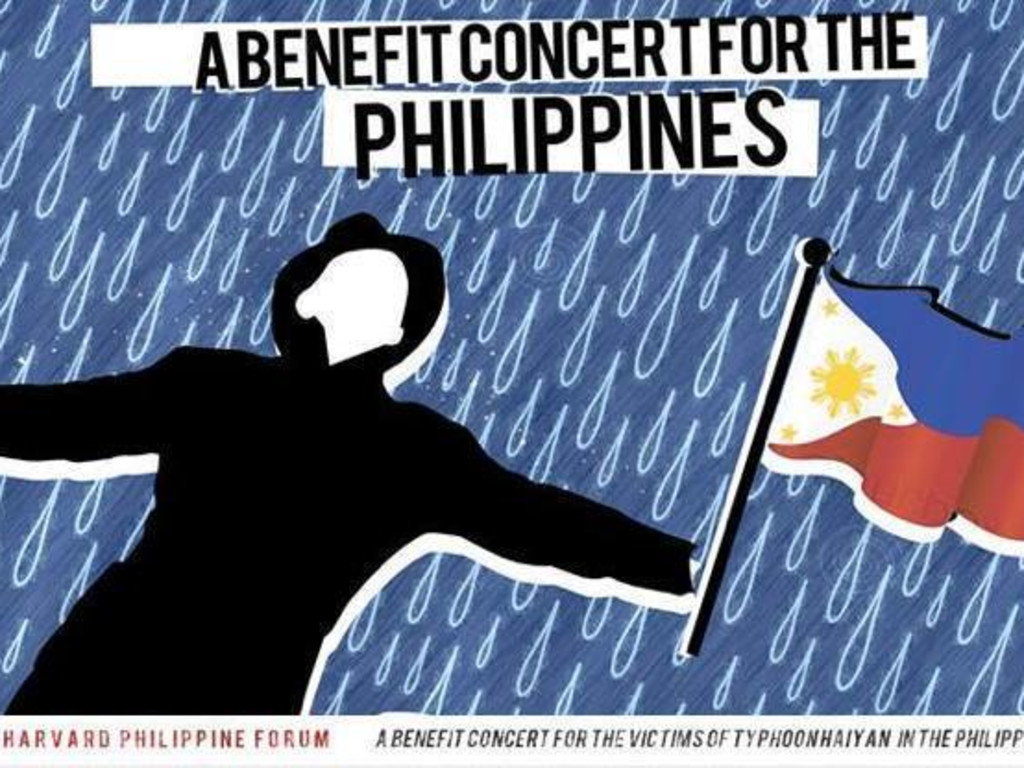 Singing in the Rain: benefit concert for Philippine typhoon victims ...