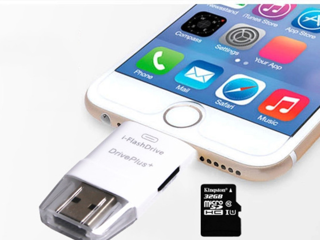 Driveplus:double Your Iphone & Ipad & Ipod Storage 