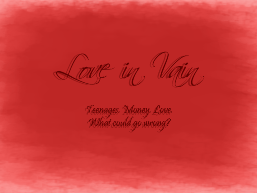 Love in Vain Indiegogo