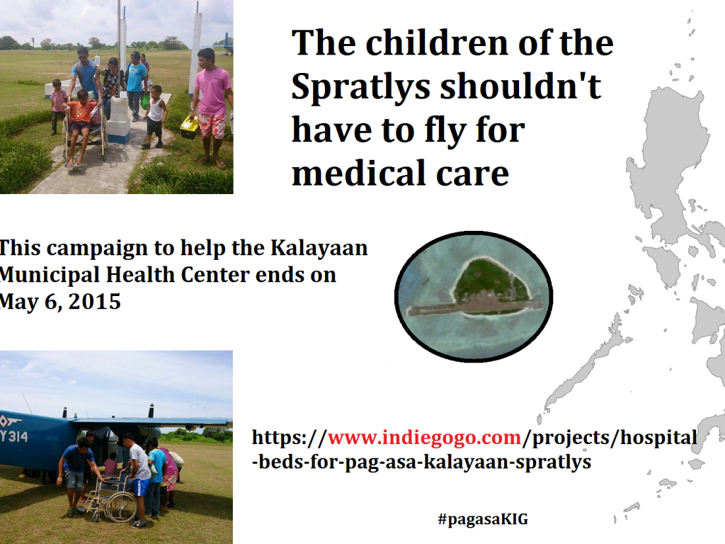 Hospital beds for Pagasa, Kalayaan Spratlys Indiegogo