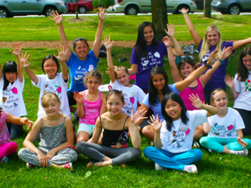 Kids helping animals. SPCA summer camp Indiegogo