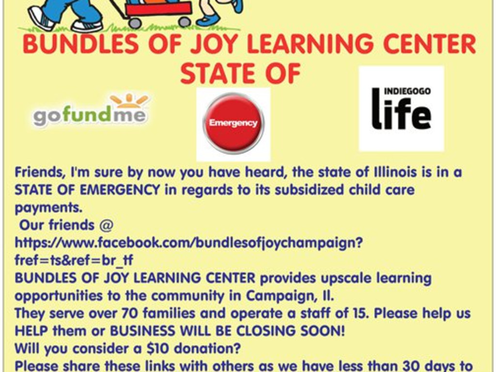 Bundles of Joy Learning Center Champaign IL Indiegogo