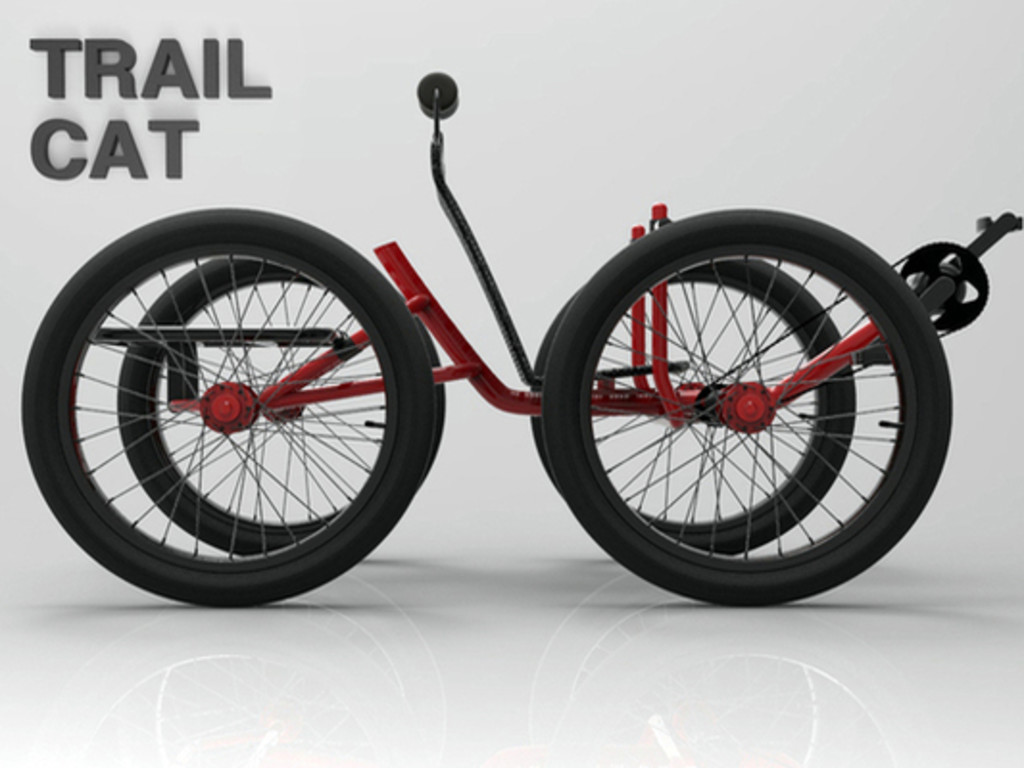 Trail Cat four wheel fat tire quad bicycle. Indiegogo