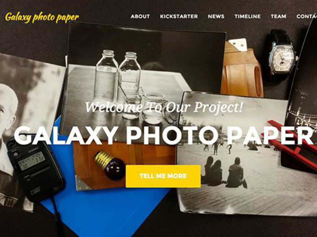 GALAXY HYPER SPEED Direct Positive Photo Paper Indiegogo