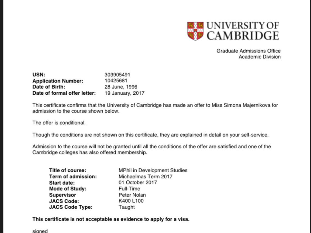 Help sima get her masters at cambridge indiegogo