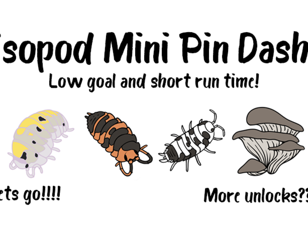 Mini Isopod Pins! | Indiegogo