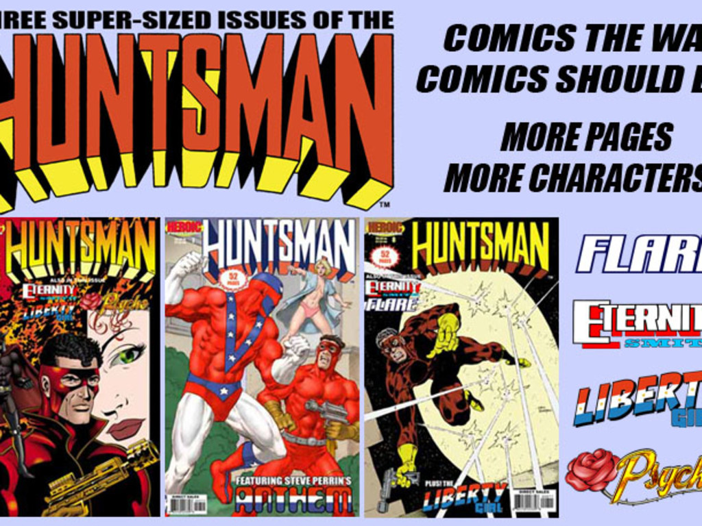 A Super-Sized Huntsman Triple-Threat