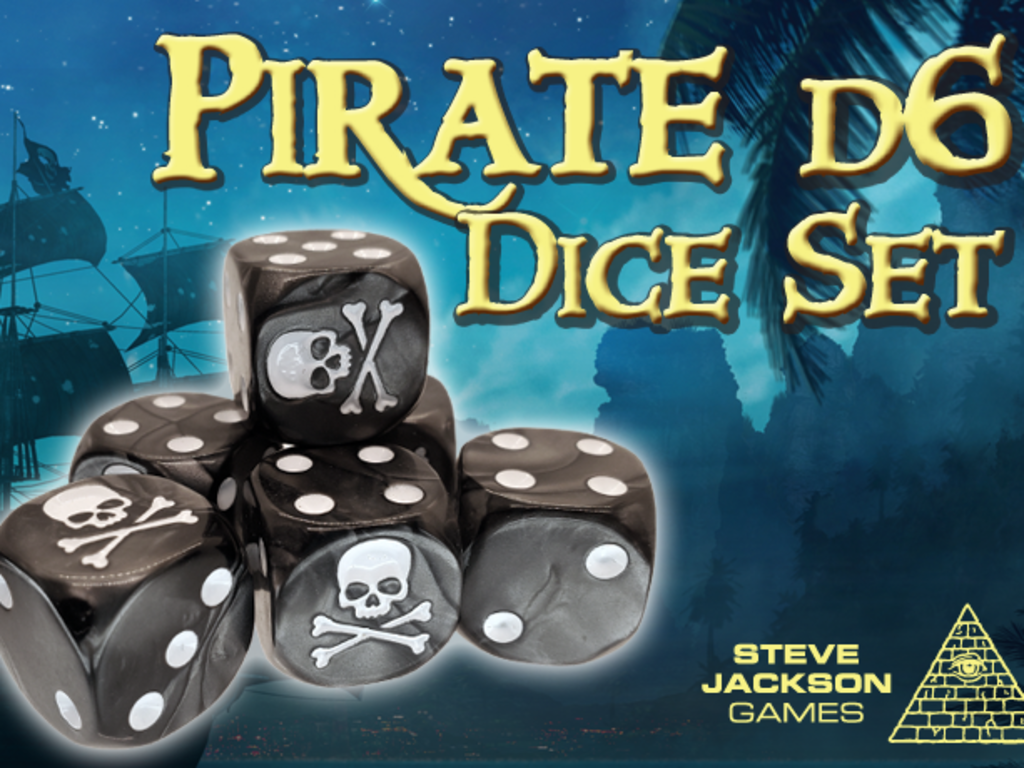 Steve Jackson Games' Pirate d6 Dice Set Indiegogo