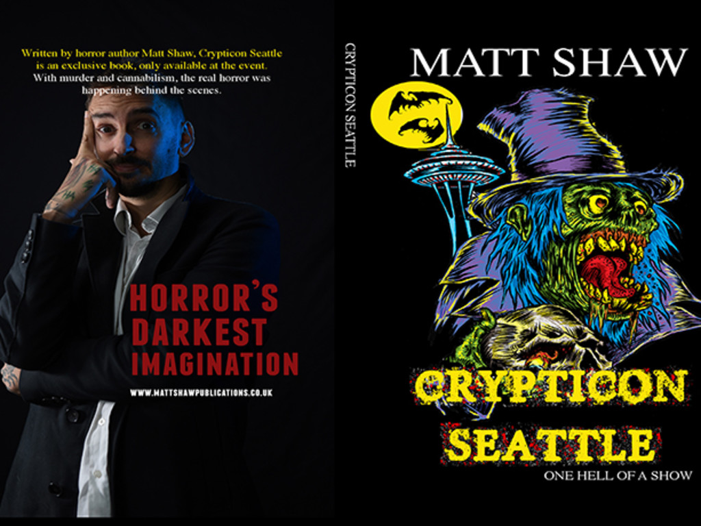 Crypticon Seattle exclusive horror book Indiegogo