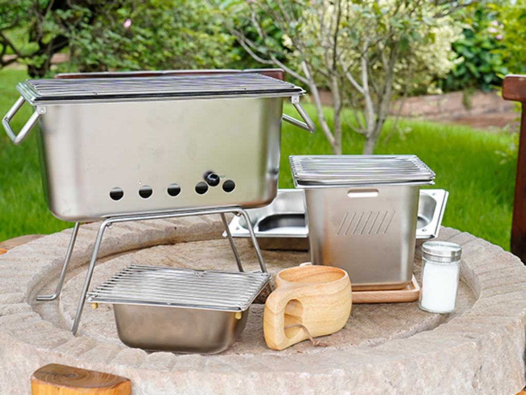 Me-Time BBQ: Versatile grill for going-now camping