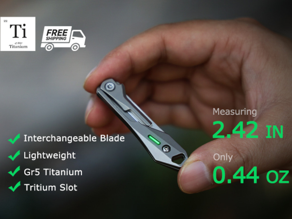 BladeNex: Titanium Micro Folding Scalpel Knife