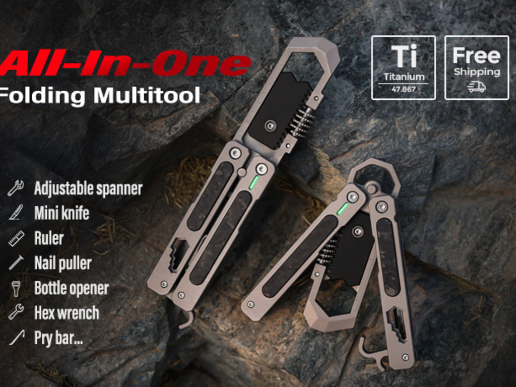 WingSpan: All-In-One Titanium Butterfly Multitool