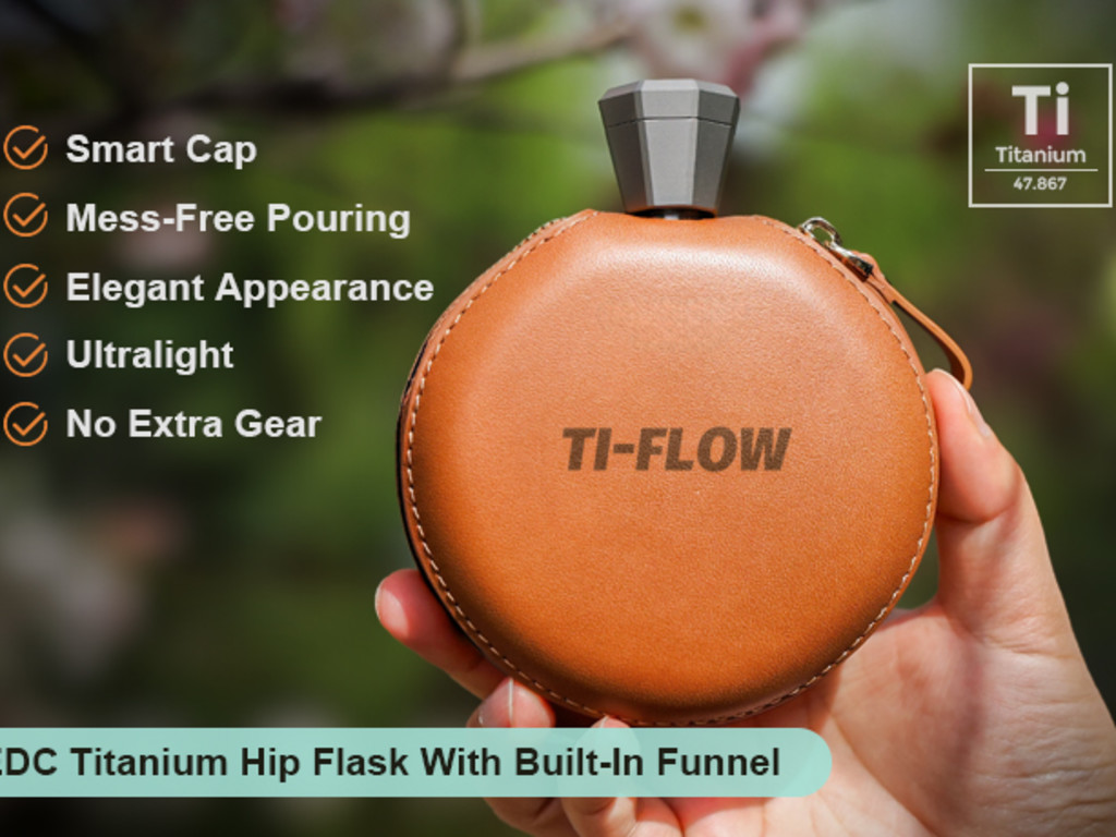 Ti-Flow: A Smarter, Sleeker Hip Flask for EDC
