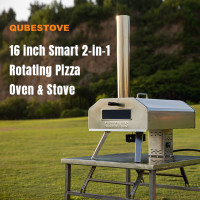 Qubestove 16'': Self- rotating Pizza Oven&Stove | Indiegogo