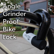 angle grinder proof bike lock