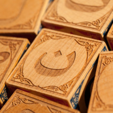 arabic wooden blocks