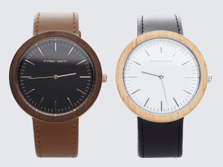 minimalist wood watch