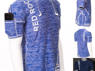 mens running shirt with phone pocket