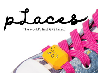 first GPS Shoe Laces 