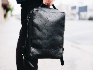 waterproof leather backpack