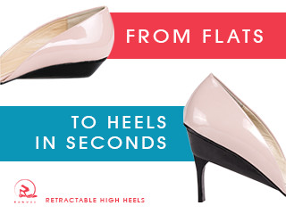 retractable high heels