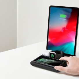 Air Quad: MFi 4-in-1 Wireless Charging Station