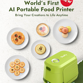 iKoffy EdiBot: Portable AI Full-Color Food Printer