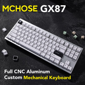 MCHOSE GX87 Aluminum Custom Mechanical Keyboard