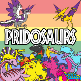 Pridosaurs Enamel Pins
