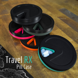 TRAVEL RX - Rugged Magnetic Pill Case