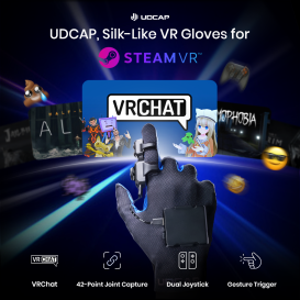 UDCAP, Silk-Like VR Glove for SteamVR