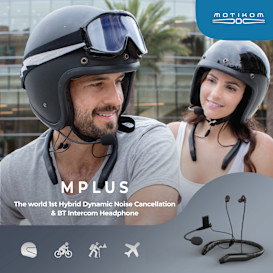 Motikom MPlus: HDNC & BT Intercom Headphone