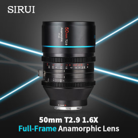 SIRUI 50mm T2.9 1.6x Full-Frame Anamorphic Lens