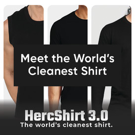 HercShirt 3.0 - The World's Cleanest Shirt!