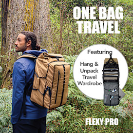 FLEXY PRO: Built-in Hang & Unpack Wardrobe System