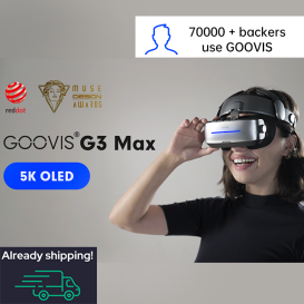 GOOVIS G3 Max: Most Advanced 5K OLED Cinematic HMD