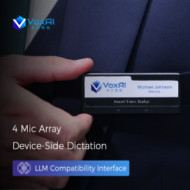 VoxPIN Voice Badge-Your Professional AI Assistant