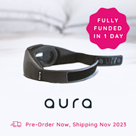 Aura Smart Sleep Mask: Total Blackout & Deep Sleep